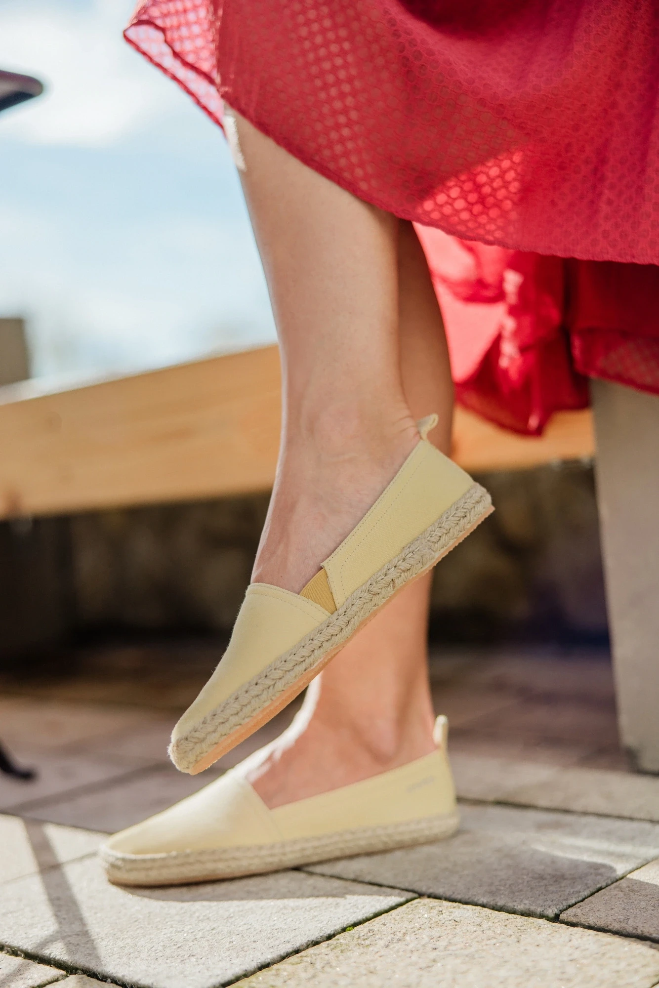 Босоногие слипоны Shapen PLAYA — жёлтый (веганское исполнение), фото 7