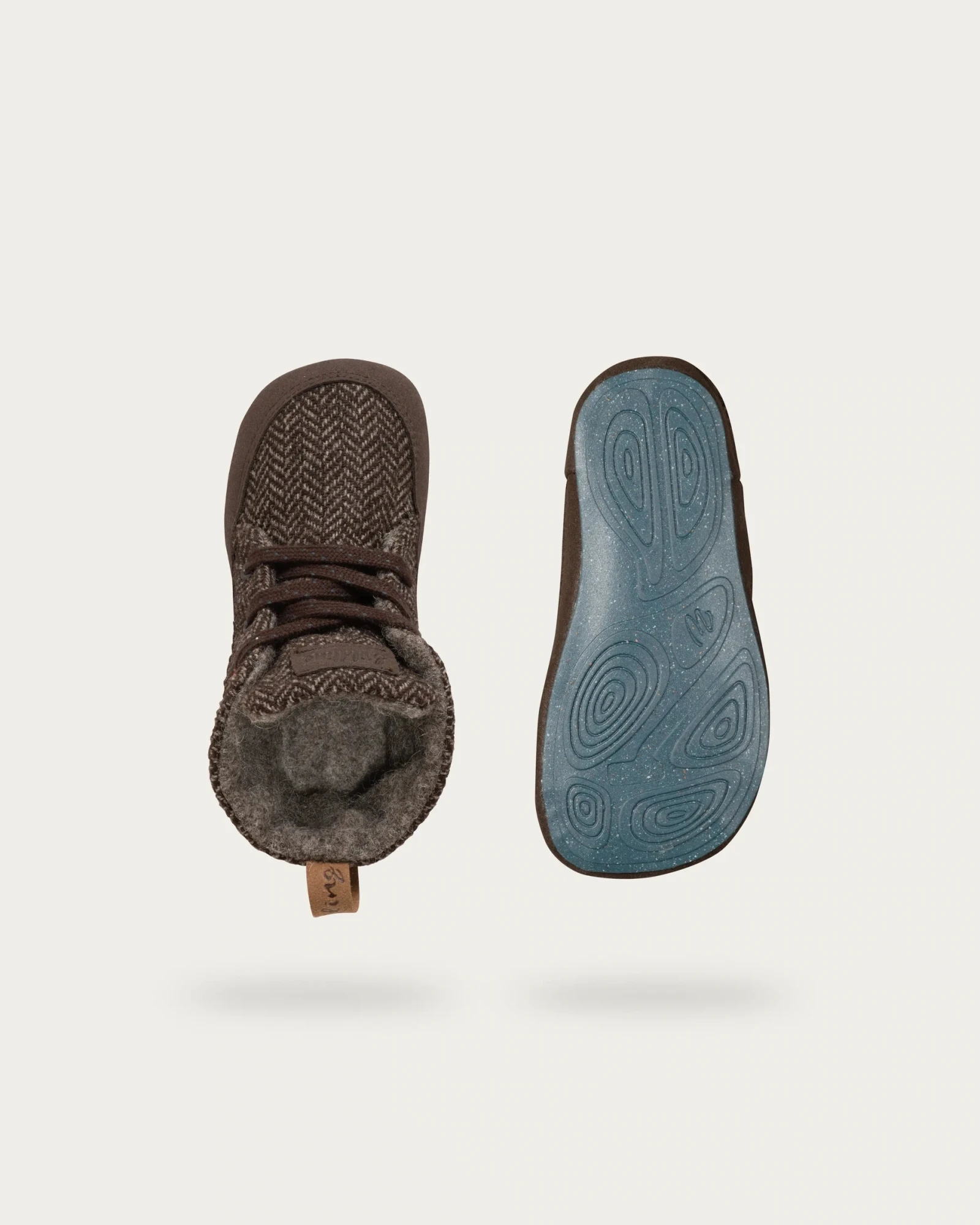 Босоногие ботинки Wildling Kindur sten для малышей — коричневый, фото 6