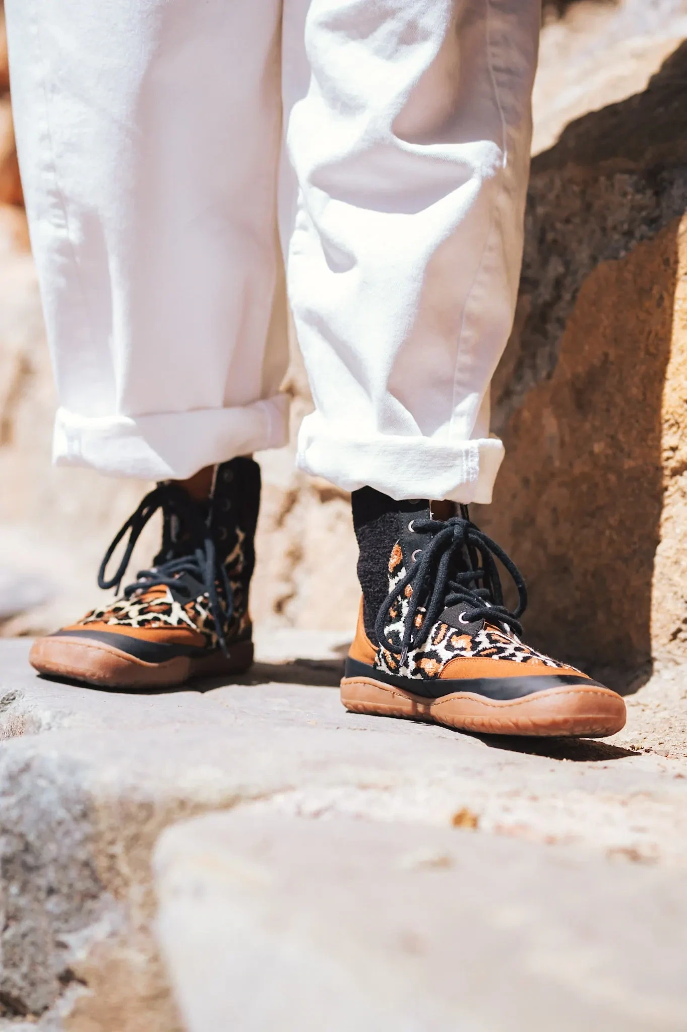 Босоногие ботинки Sambas the bambas Mambo — анималистичный узор, фото 7